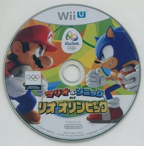 Disc only Mario & Sonic at the Rio Olympic Games Wii U
