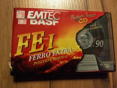 BASF Ferro Extra I 90 Cassette Tapes 1995 + OVP + verschweißt