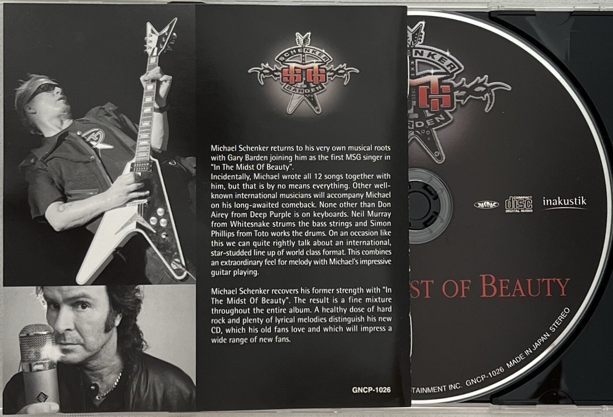 In the Midst of Beauty by Michael Schenker (CD, 2008) OBI, MSG