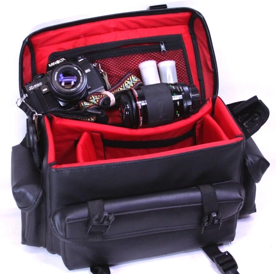 Minolta X-700 MPS W/ Minolta 50mm 1.7 /  Vivitar 105MM 2.5 Bag & 2 Rolls Bundle! - Image 2 of 4