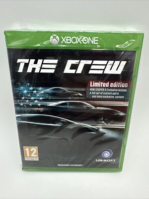THE CREW LIMITED EDITION XBOX ONE NEW SEALED FREE SHIPPING