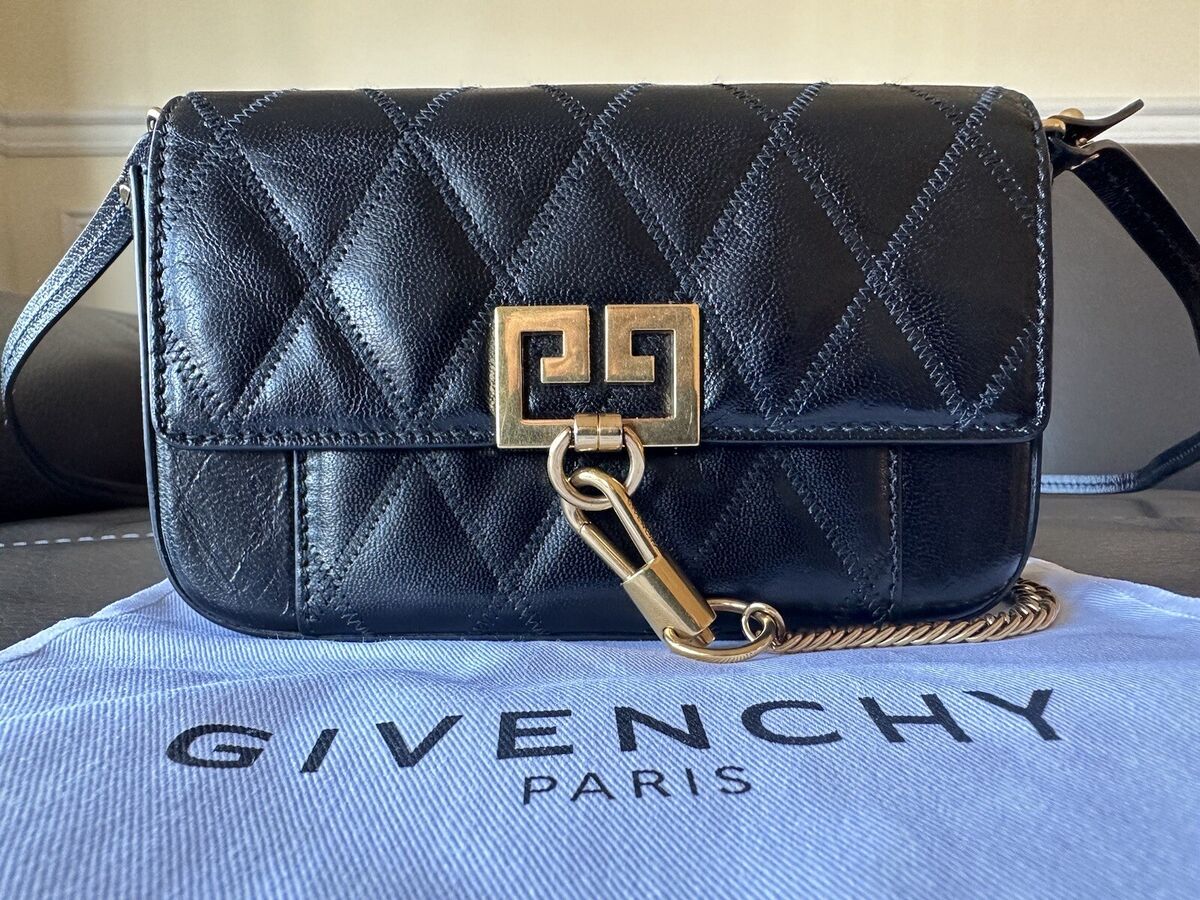 Givenchy - Mini Pocket Quilted Goatskin Leather Belt Bag In Givenchy - Mini Pocket Quilted Goatskin Leather Belt Bag In