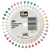Perlkopfstecknadeln Bunt 40 StüCk Nadeln 40 X 0,58 Mm Prym 028602 Stecknadeln