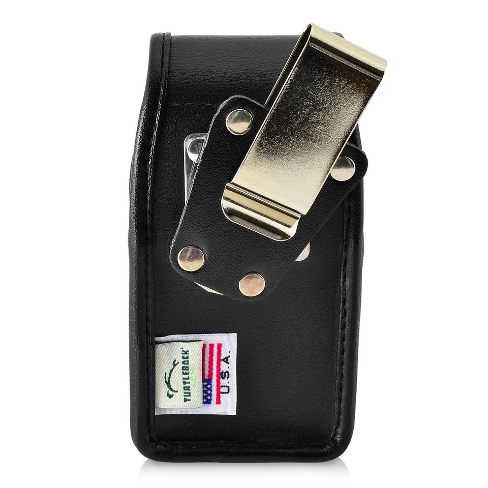 Bolsa de couro DuraXV LTE E4610 Verizon giratória ímã clipe cinto preto - Imagem 2 de 4
