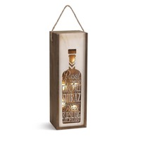 Wine Bottle Caddy | Led Lantern Pinot Cabernet Shiraz Merlot.... 80003 Wine Bottle Caddy | Led Lantern Pinot Cabernet Shiraz Merlot.... 80003