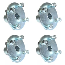 (4) 4 Lug 1" Live Axle Adapter Hubs for Go Kart Cart ATV Quad Trailer - 4" x 4"