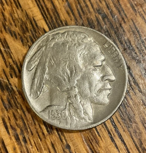 1930 S Buffalo Nickel Fine - Free Shipping