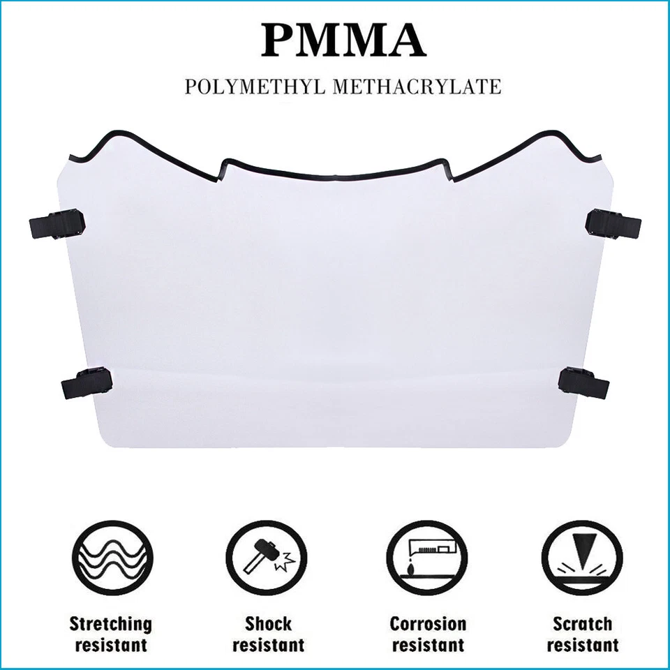 For Can Am Maverick MAX 1000 R 2013 2014 2015 2016 2017 2018 Full Windshield Foto 4 de 4