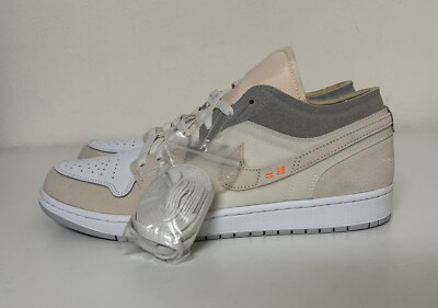 Nike Air Jordan 1 Low SE Craft Inside Out Mens Sz 11.5 White Phantom DN1635-100
