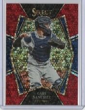 2022 Panini Select Gary Sanchez Premier Level Red Disco Prizm #127 - Yankees