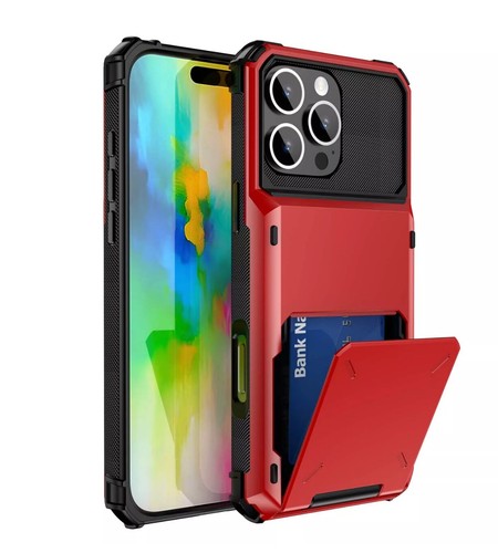 Wallet Case 3 Credit Card ID Holder Cover For iPhone 16 15 14 Pro Max 13 12 11 - Picture 3 of 31
