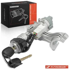 Ignition Lock Cylinder Zamak 5 w/Switch &2 Keys for Kia Rio 2007-2008 Auto Trans