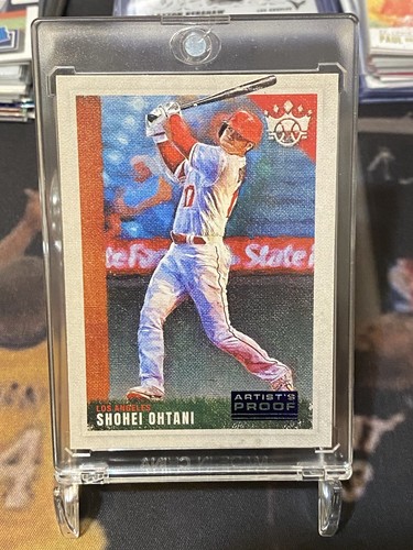 2022 Panini Diamond Kings Shohei Ohtani Blue Artist Proof No. 126 LA Angels SP