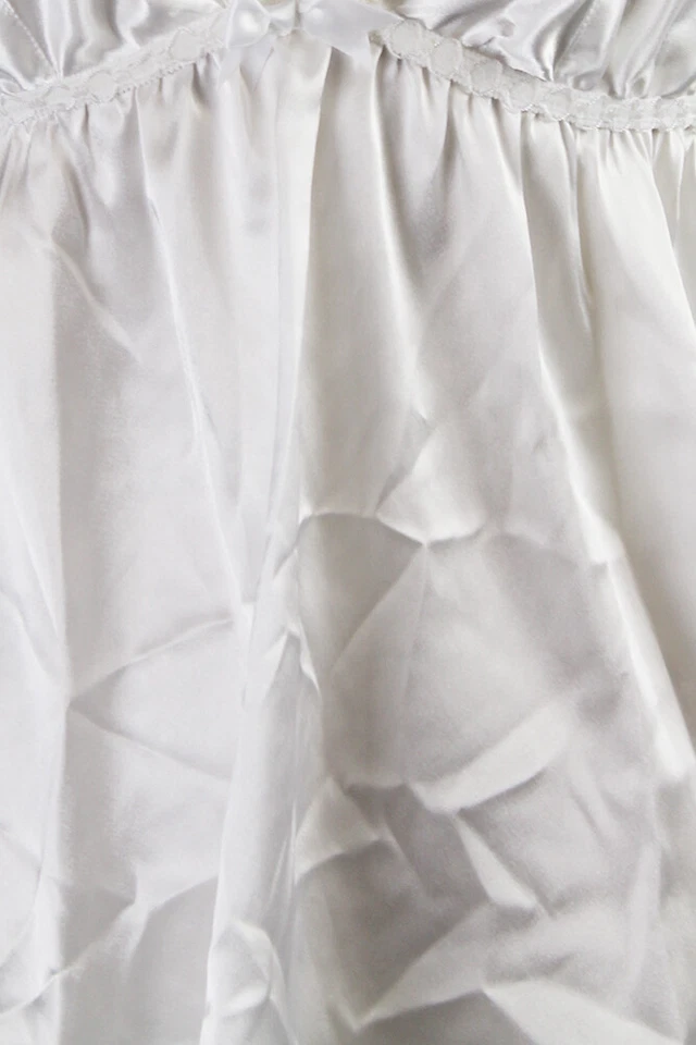 Tanque de satén Betsey Johnson marfil T-Beck M Foto 3 de 3