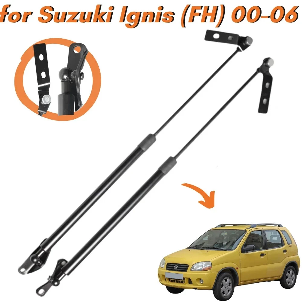 Zijwindschermen Suzuki Ignis 5-deurs 11.2016- achterportieren zwart