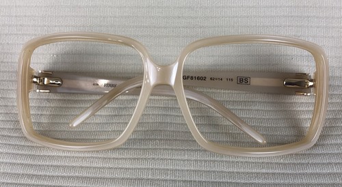 Vintage Gianfranco Ferre GF81602 Sunglasses 62-14-115 Frames Only Tan BS