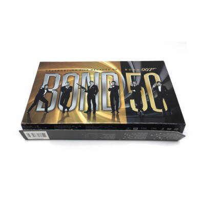 007 Bond : 50th Anniversary Complete Collection 23-Disc DVD Set Region 1& Sealed