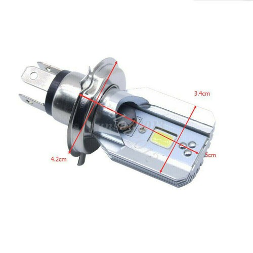 2X Bombillas LED de haz alto/bajo para motocicleta H4 6500K para Honda - Imagen 6 de 8
