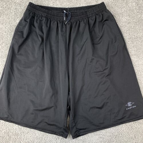 Easton Shorts Men's XXL Black Elastic Waist Lightweight Athletic