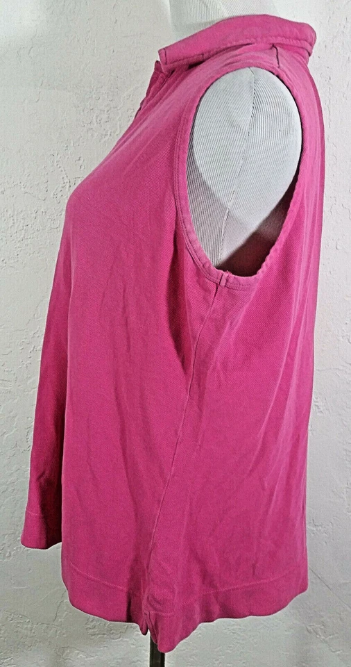 Camiseta sin mangas Mountain Lake Sport para mujer talla XL pequeña rosa cuello en V camisa Foto 2 de 4