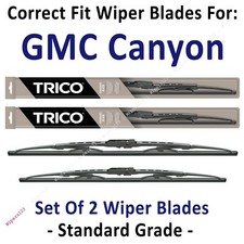 Wiper Blades 2pk Standard Wipers fit 2004-2012 GMC Canyon - 30221/190