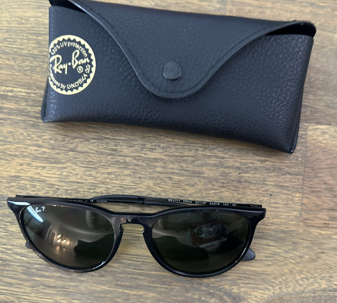 Ray Ban Erika Classic Black Frame Green Polarized Lens | eBay Ray Ban Erika Classic Black Frame Green Polarized Lens | eBay
