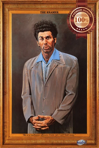 THE KRAMER ORIGINAL WITH PRINTED FRAME OIL PAINTING ART PRINT PREMIUM POSTER