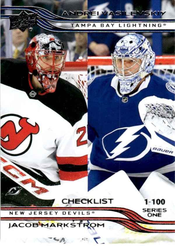 2025-26 Upper Deck #199 Jacob Markstrom / Andrei Vasilevskiy