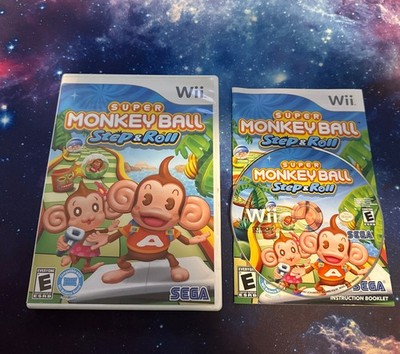Super Monkey Ball Step & Roll - Nintendo Wii Complete CIB