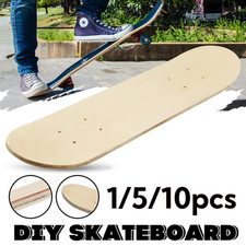 20*80cm Blank Skate Wooden Deck Board DIY Double Concave Skateboards Kids Gift