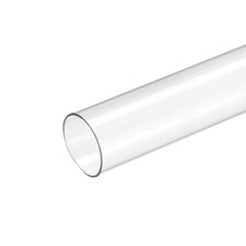 Plastic Pipe Rigid Round Tube Clear 26mm ID 28mm OD 245mm High Impact