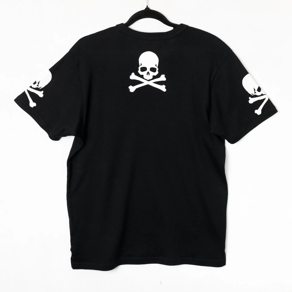 Camiseta mastermind JAPÓN Fxck Off de gran tamaño 17SPMM-TS01-A S negra hecha en Japón Foto 2 de 4