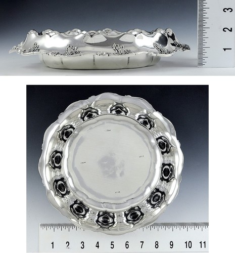 Cuenco decorativo para servir Wallace Sterling de la década de 1890 - Imagen 5 de 5