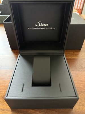 Sinn Uhrenbox Reiseetui Umkarton neuwertig 103 104 105 U1 Flieger Chronograph