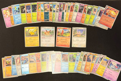 Pikachu Pokémon Pack for Kids   50 Cards   Pikachu, Eevee, Shinny Cards