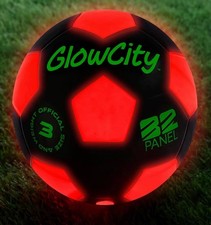 GlowCity Glow in The Dark Soccer Ball