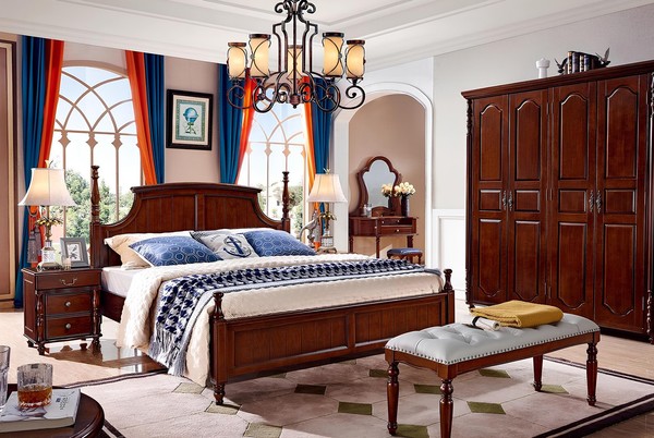 Design Schlafzimmer 3Tlg. Bett 2X Nachttische Klassischer Luxus Betten Set Neu-image