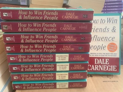 How to Win Friends & Influence People class set Dale Carnegie book club 9 PB lot