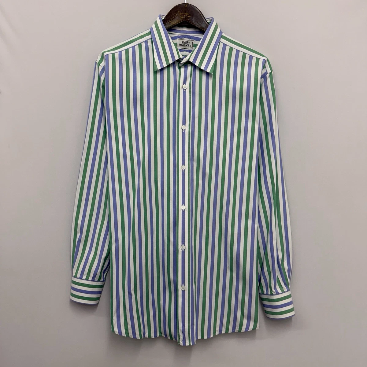 HERMÈS Striped Long Sleeve Men's Dress Shirts for sale | eBay