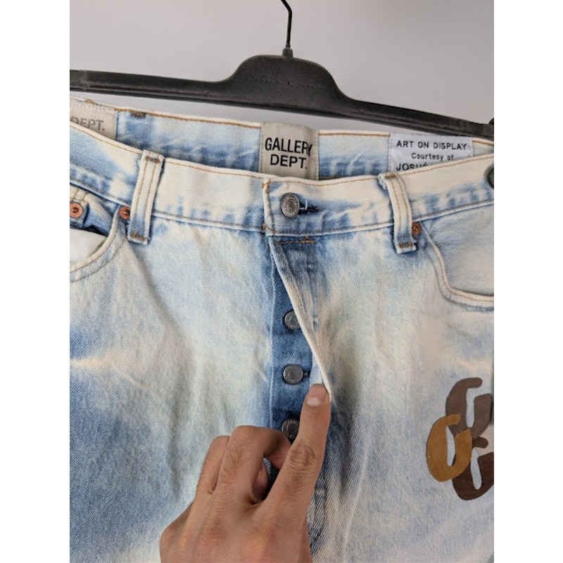 Gallery Dept. Vintage Levi's Sunfaded G Patch Flare Jeans Blue BNWT 36 x 29 image 7