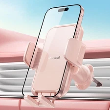 Lamicall 2025 Wider Clamp & Metal Hook Car Phone 🥇NEW Upgraded - Pink 