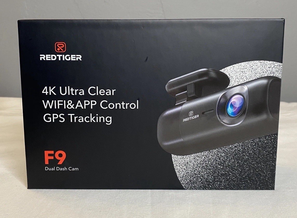 REDTIGER F9 4K Dash Cam Front And Rear Dash Camera WiFi GPS with Free 32GB Card