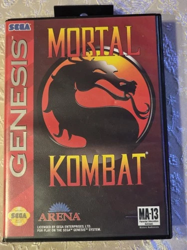 Mortal Kombat (Sega Genesis, 1993) Complete CIB