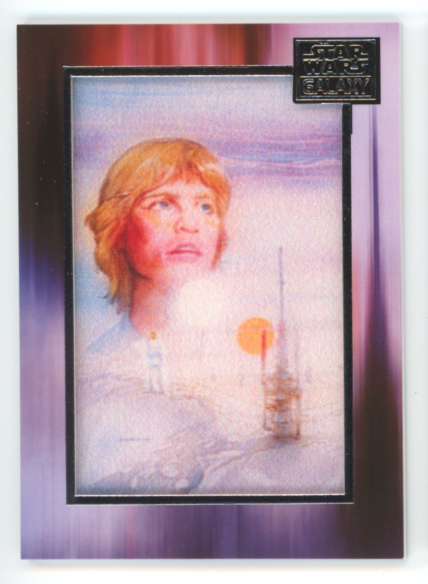 LUKE SKYWALKER 2018 Topps Star Wars Galaxy Commemorative Art Patch Card #M-LS
