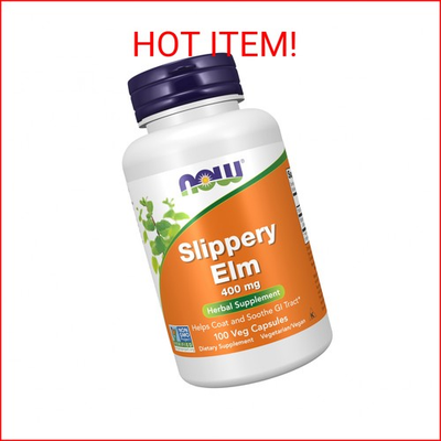 #ad #ad NOW Foods Slippery Elm 400mg 100 Capsules $10.91