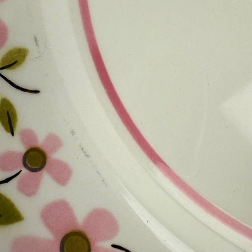 Mikasa Mediterrania Petals Small Salad Plates Set Of 4 Pink Flowers Retro 7 5/8" - Picture 8 of 15