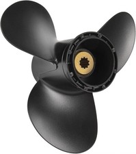 OEM Upgrade 9 1/4 x 9 Aluminum Boat Outboard Propeller fit Suzuki Engines 8-2...