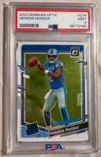 2023 Panini Donruss Optic - Rated Rookie Hendon Hooker #234 (RC) PSA 9