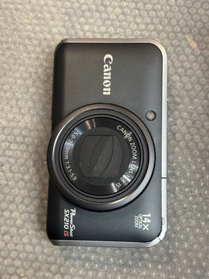 #ad Canon PowerShot SX210 IS Compact Digital Camera Used Tested No Battery Seen Line $258.99