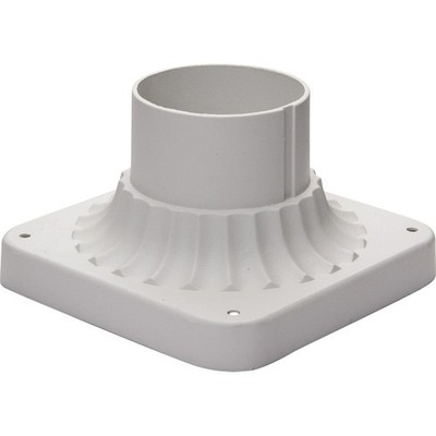 Maxim Lighting Cast Pier Mount White - 2001WT
